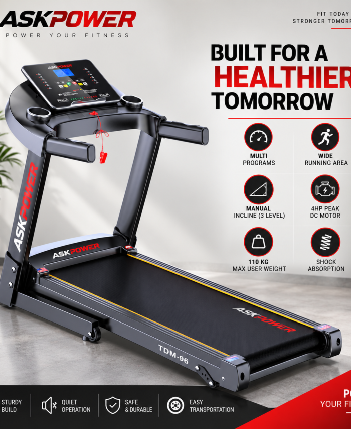 Motorized Treadmill with Bluetooth